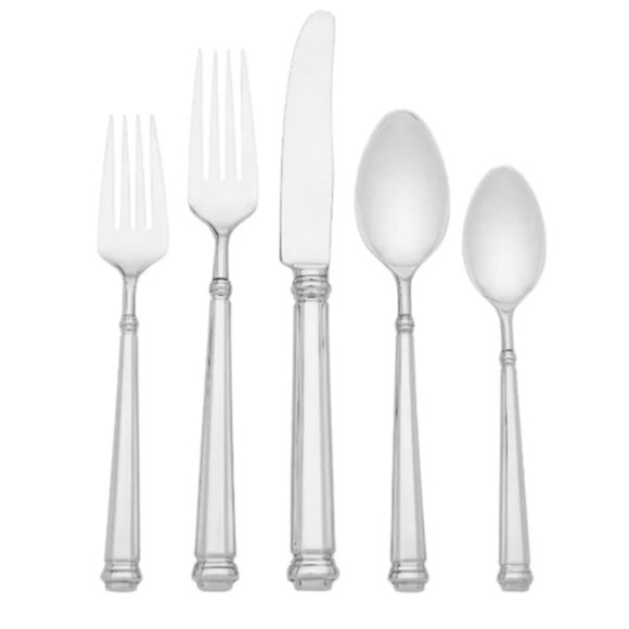 Kate Spade Abington Square Stainless Steel Flatware Cutlery set nwt - Picture 1 of 3